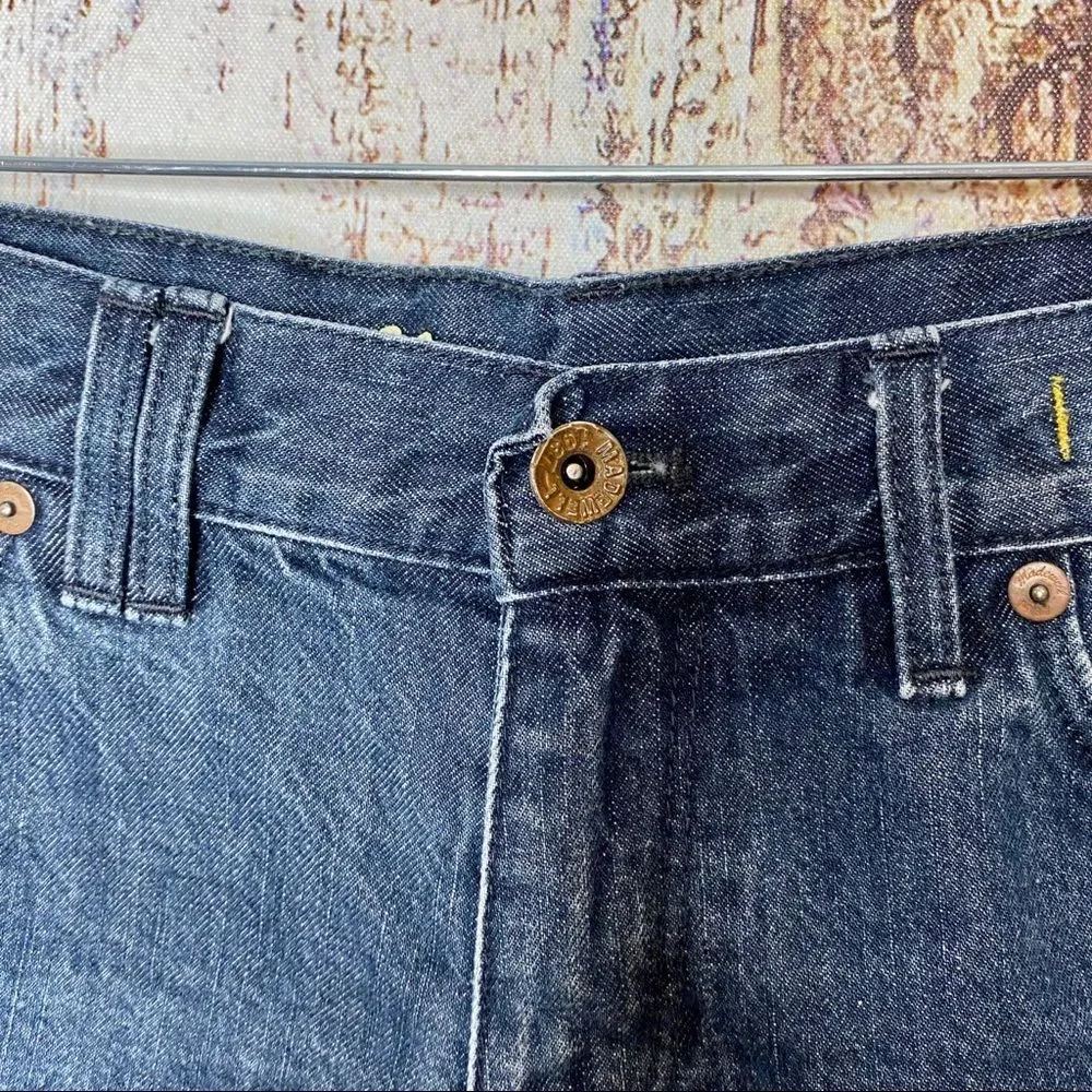 Madewell cuffed denim